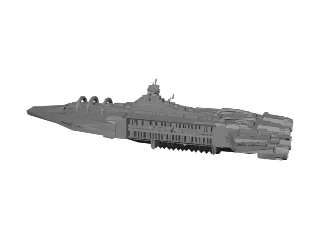 3D model for Resolute-Class Fleet Battleship