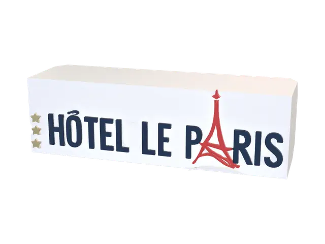HÔTEL LE PARIS - Hotel 3D model, vytvořený pomocí AI