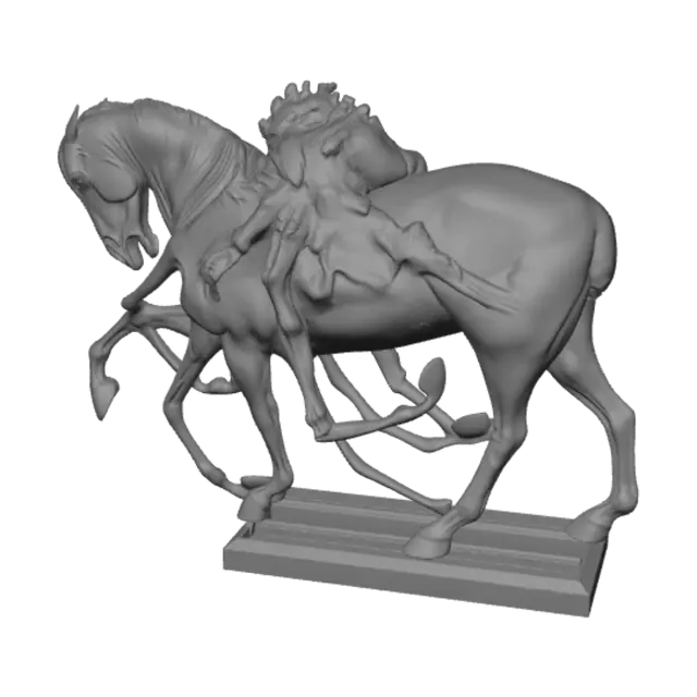 3D model for Entwined Horses