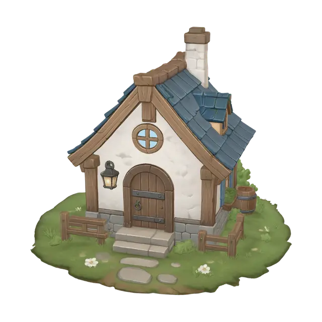 3D model for Hearthside Cottage