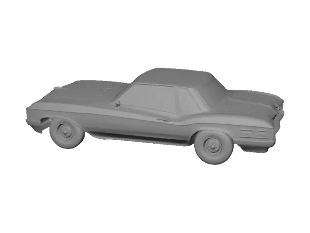 3D model for Chevrolet impala 1967 year