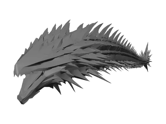 3D model for Crimson Spinewyrm