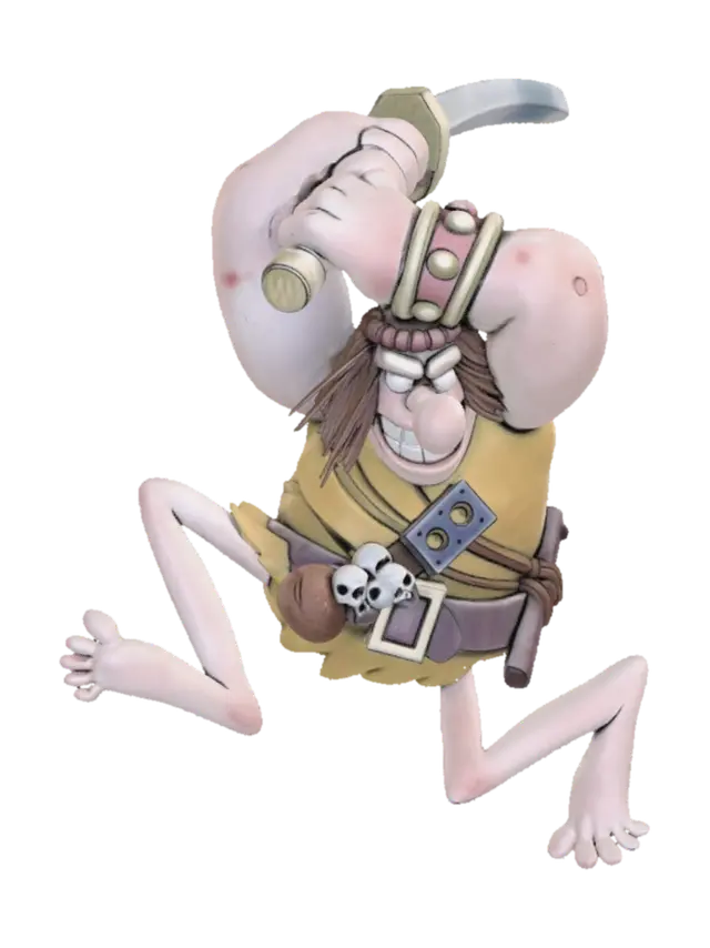 Modello 3D Runaway Pirate - Hookhand, generato dall’IA