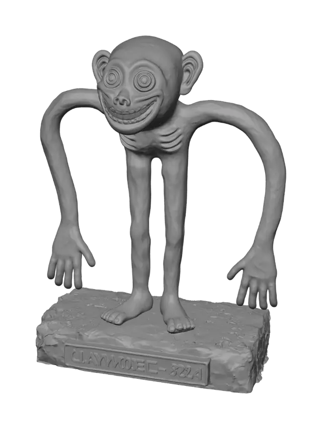 3D model for Smiling Monster