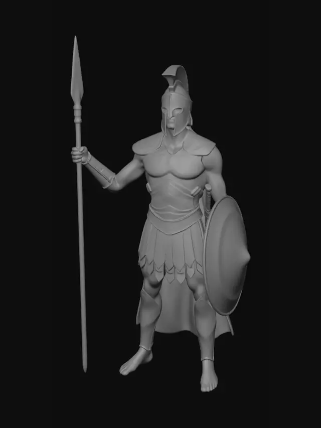3D model for Athenian Hoplite