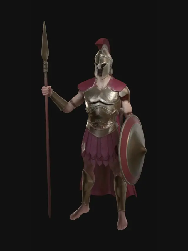 3D model for Athenian Hoplite
