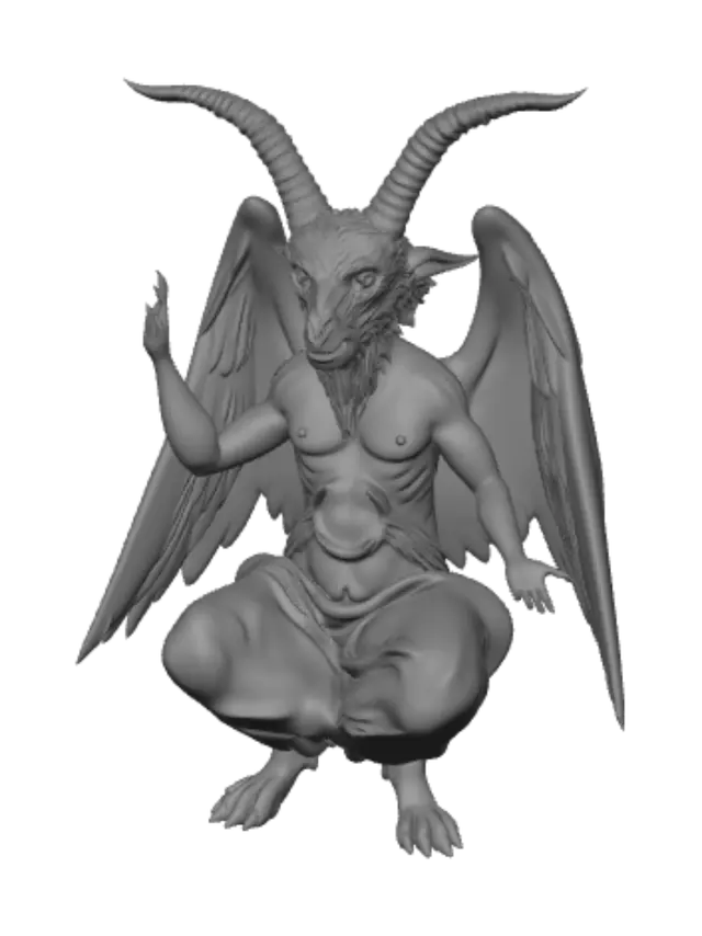 3D model for Baphomet