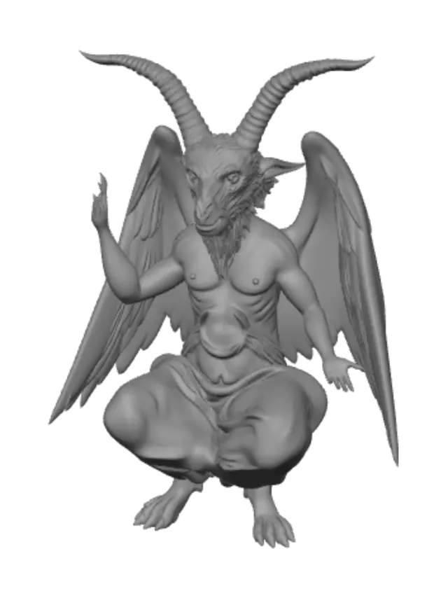 3D model for Baphomet