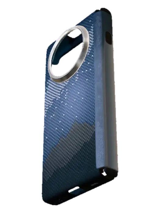 Carbon Fiber Ring Camera Case 3D model, vytvořený pomocí AI