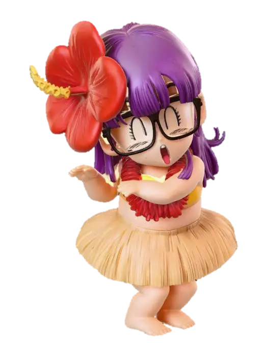 Modello 3D Hula Hibiscus - Dance, generato dall’IA