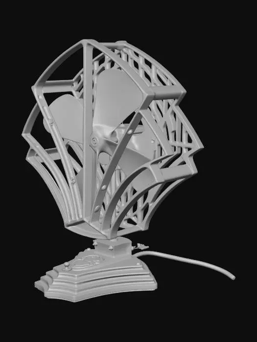 3D model for A desk fan from the 1930s