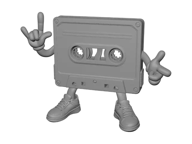 3D model for Cassette Rockstar