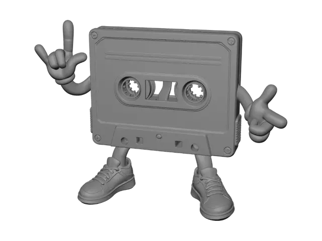 3D model for Cassette Rockstar