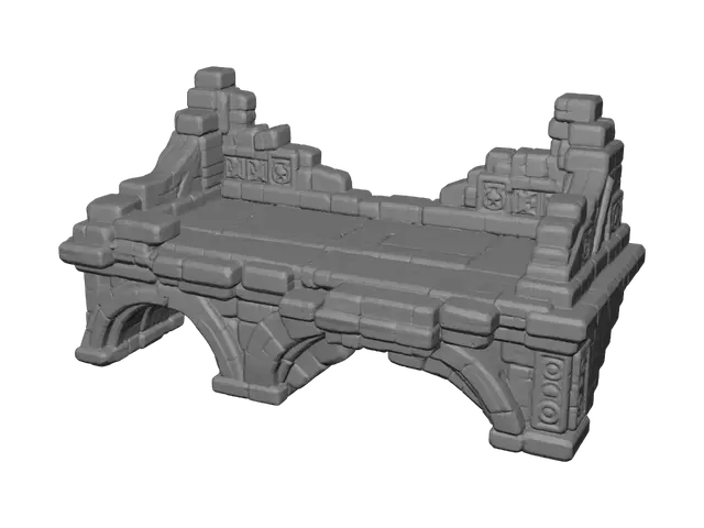 3D model for Ruined Stone Bridge