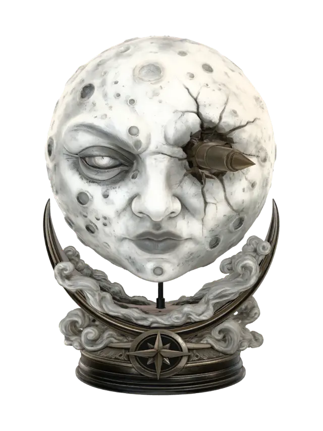 3D model for Cracked Moon Oracle