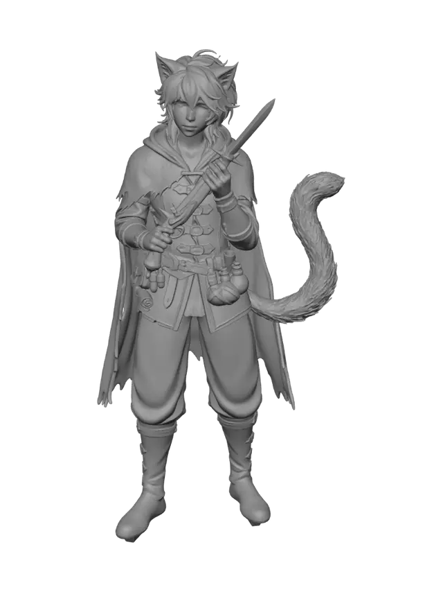 3D model for Whiskerwind the Arcane Ranger