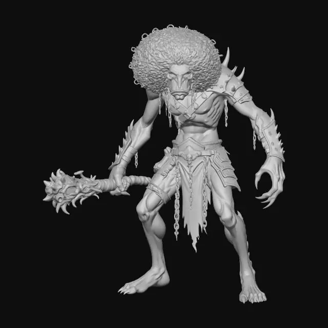 3D model for Ironbound Wretch