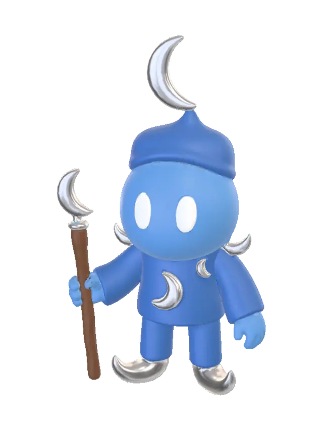 3D model for Moonlit Wanderer