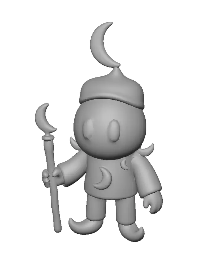 3D model for Moonlit Wanderer