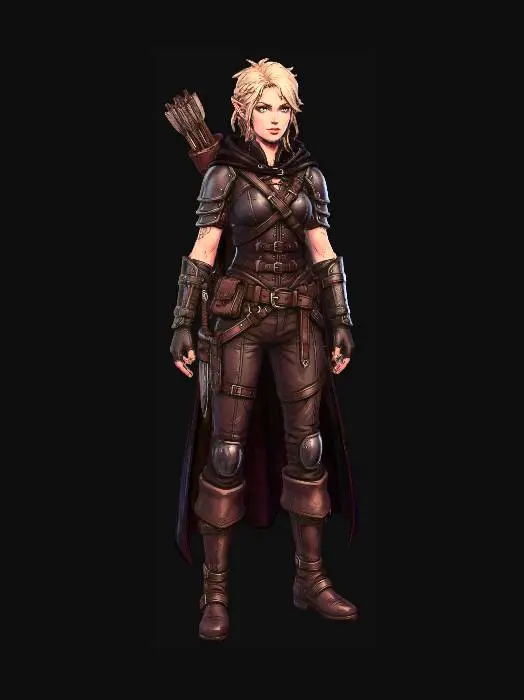 3D model for Elven Ranger