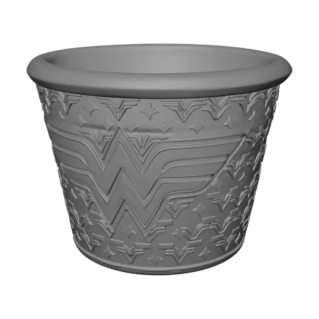 3D model for Wonder Woman Planter