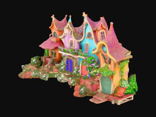 3D model for Enchanted Lakeside Cottages