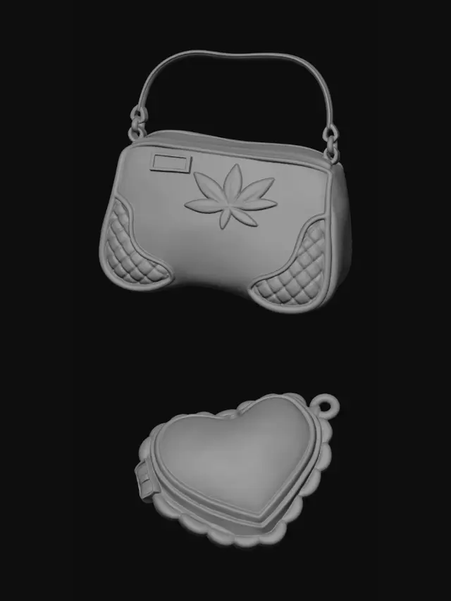 3D model for Puffy Backpack Sketch