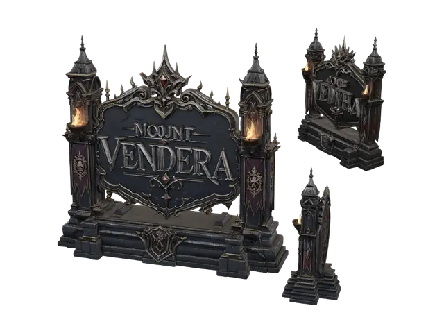 3D model for Mount Vendera