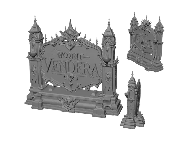 3D model for Mount Vendera