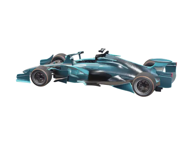 3D model for Low-Poly F1 Car