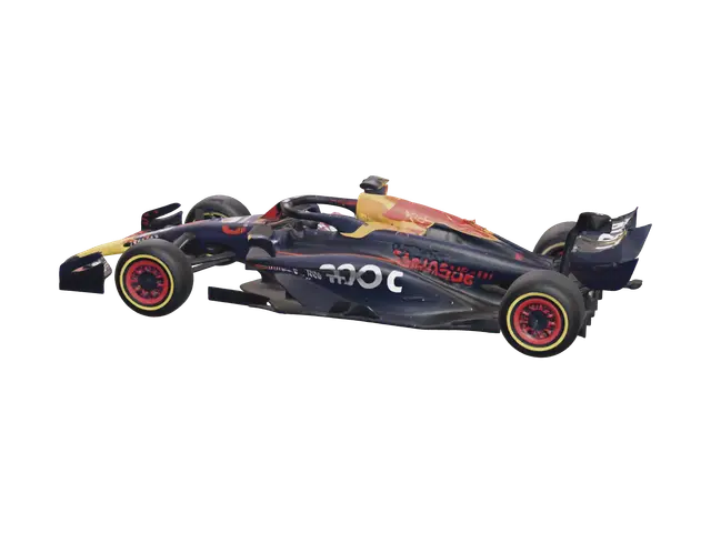 Modern F1 Car - Sticker 3D model, vytvořený pomocí AI