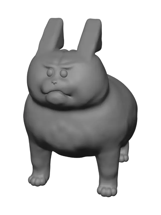 3D model for Snow Bunny