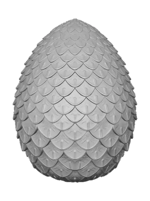3D model for #EasterEgg2026#, surreal egg made of ultra-detailed dragon scales, with cinematic lighting.