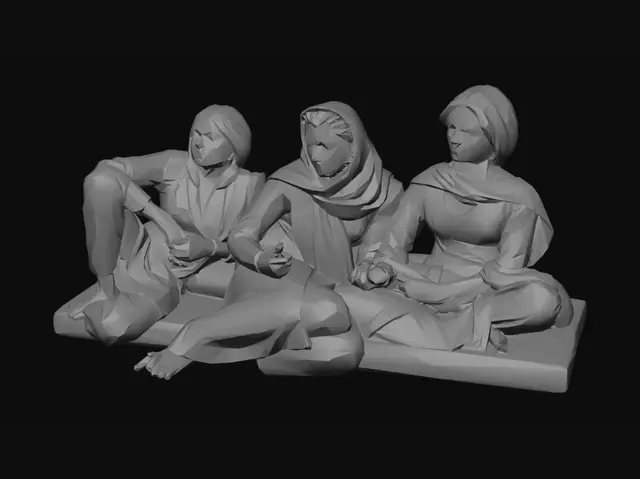3D model for Three Women in 2026