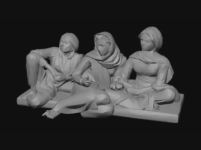 3D model for Three Women in 2026
