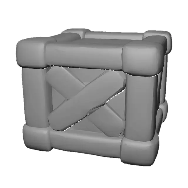 3D model for Interlocking Wooden Cube