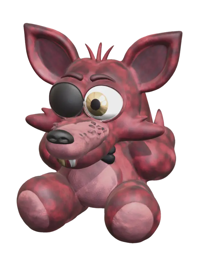 3D model for Stylized Foxy Plush
