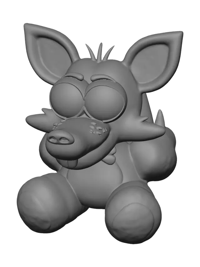 3D model for Stylized Foxy Plush