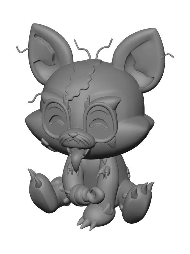 3D model for Modern Foxy Plush