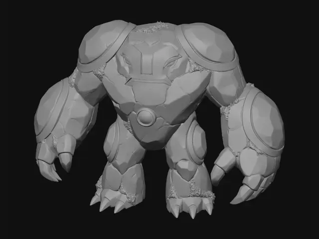 3D model for Cracked Earth Colossus
