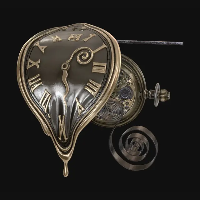 3D model for Melting Timepiece