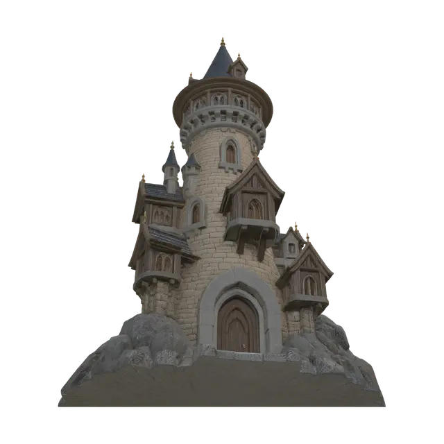 3D model for Castle on the Crag