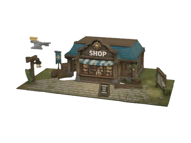 Expedition Shopfront का AI द्वारा बनाया गया 3D मॉडल