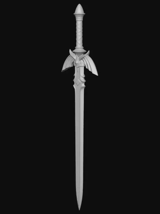 3D model for Azurewing Greatsword