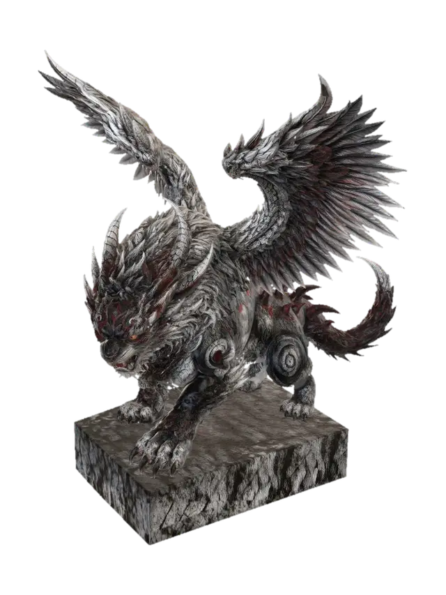 Emberwrath, the Obsidian Dragon - Dragonname 3D model, vytvořený pomocí AI