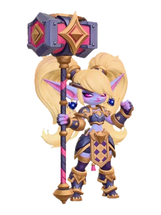 hammer poppy 3D model, AI generated