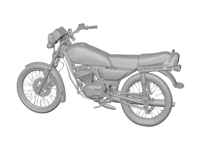 3D model for Vintage Yamaha RX 115 motorcycle