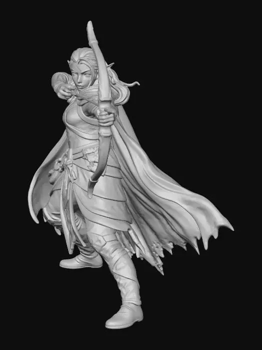 3D model for Emerald Ranger of the Glade