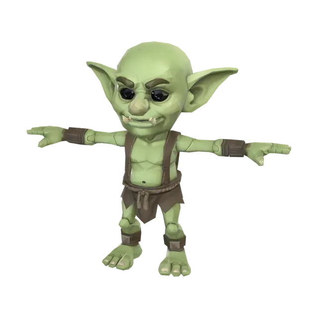 3D model for T-Pose Skeleton