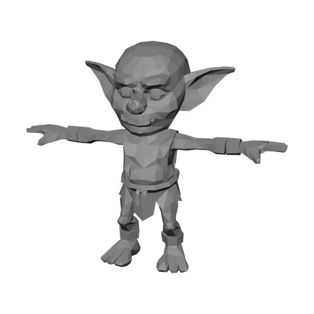 3D model for T-Pose Skeleton
